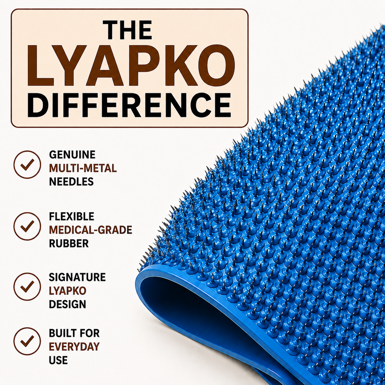LYAPKO NEW Big Pad Acupuncture Applicator 6.2 3262 Needles