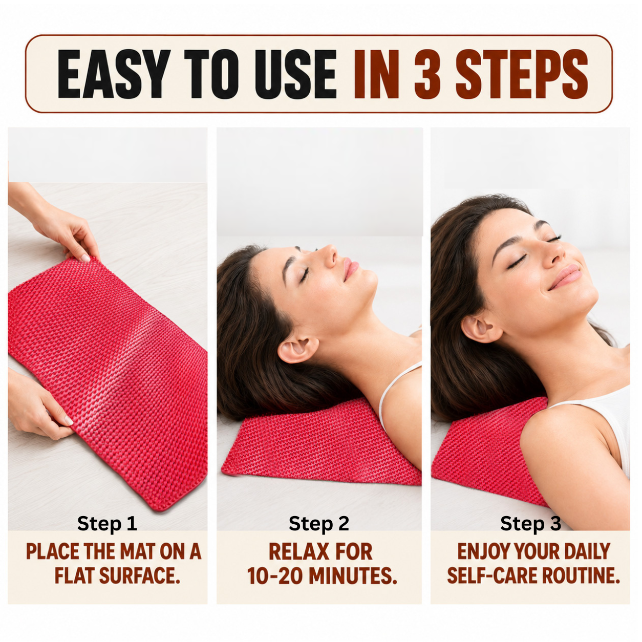 ACUPRESSURE MAT BIG PAD MASSAGER & APPLICATOR LYAPKO