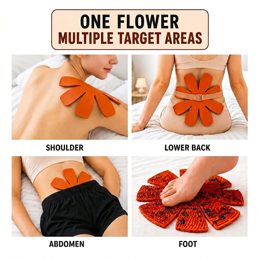 FLAT ACUPUNCTURE APPLICATOR FLOWER CAMOMILE