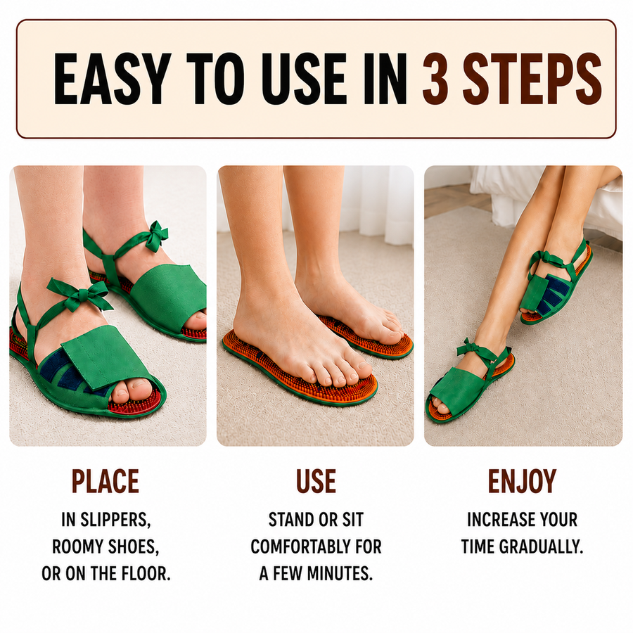 ACUPUNCTURE INSOLES FOR FOOT MASSAGE AND SPECIAL THERAPY (SMALL)