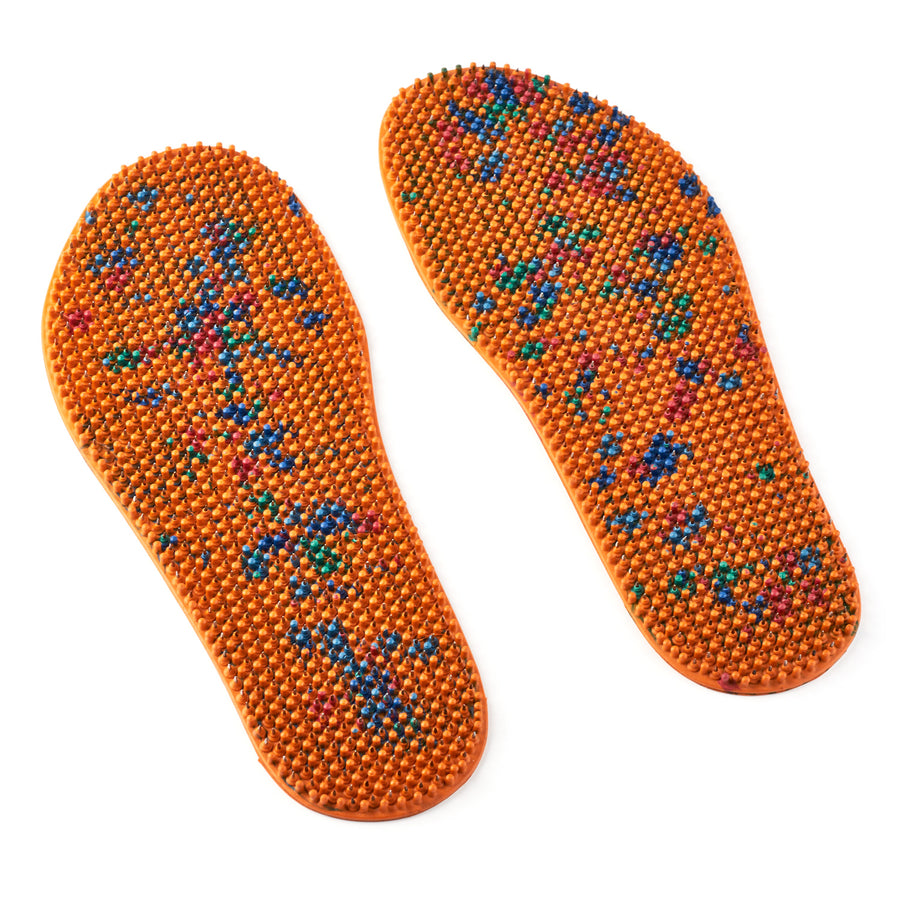 ACUPUNCTURE INSOLES FOR FOOT MASSAGE AND SPECIAL THERAPY MEN (LARGE)