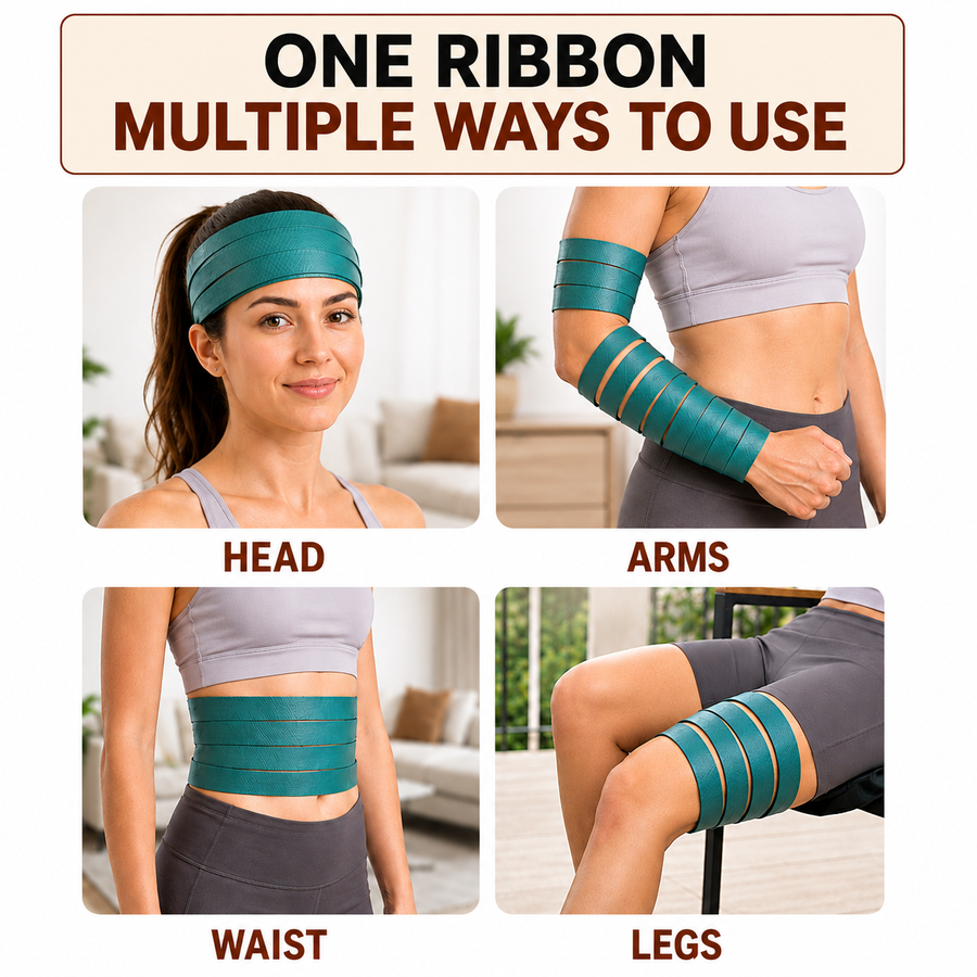 ACUPUNCTURE MAGIC RIBBON HEALTH BELT (MEDIUM) (7 SECTIONS)