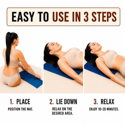 ACUPUNCTURE MAT QUADRO 6.2 FLAT MASSAGER  FOR THICK SKIN