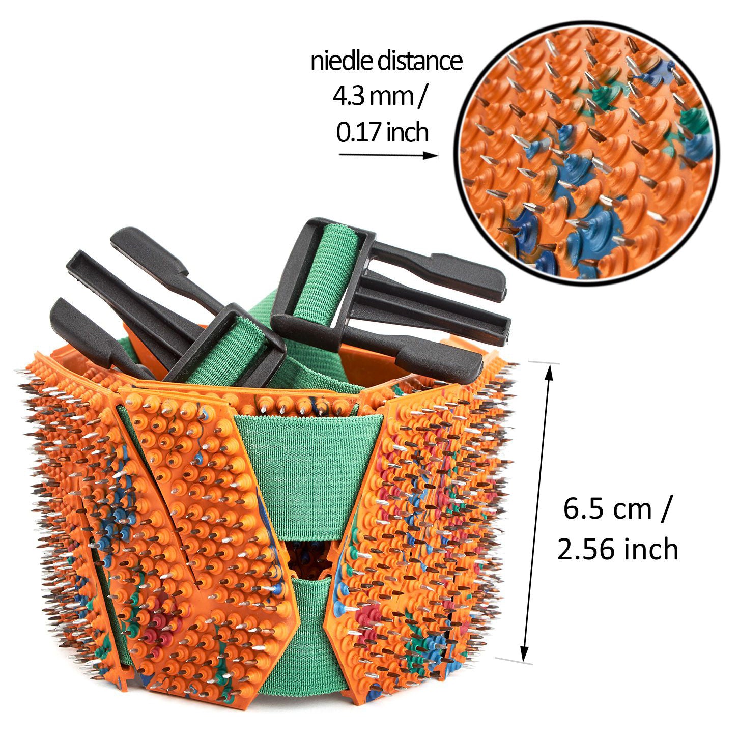 Massage belt for stomach, neck and shoulder - body massager belt Lyapko