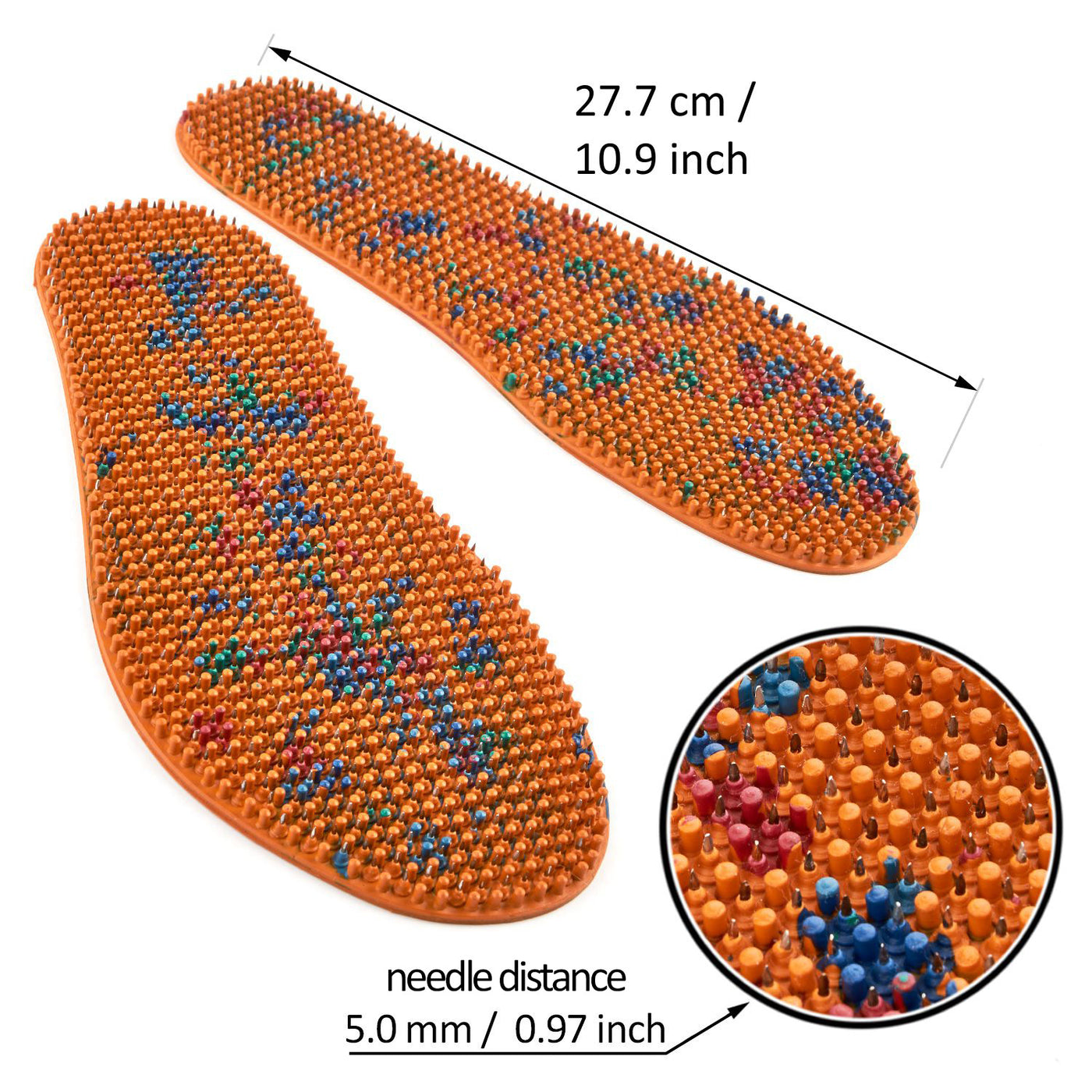 ACUPUNCTURE INSOLES FOR FOOT MASSAGE AND SPECIAL THERAPY (MEDIUM)