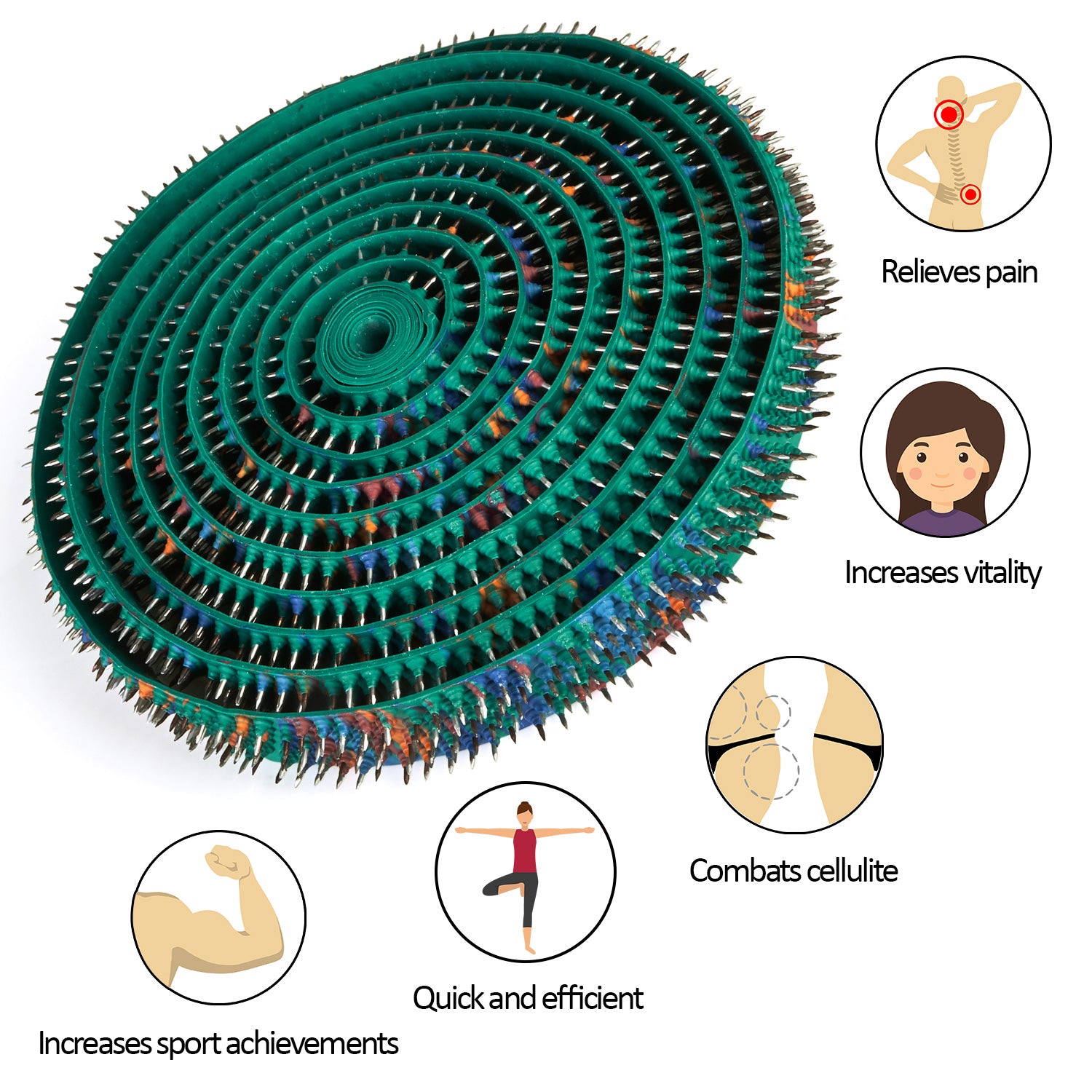 ACUPUNCTURE MAGIC RIBBON HEALTH BELT (Extra SMALL) (3 SECTIONS)