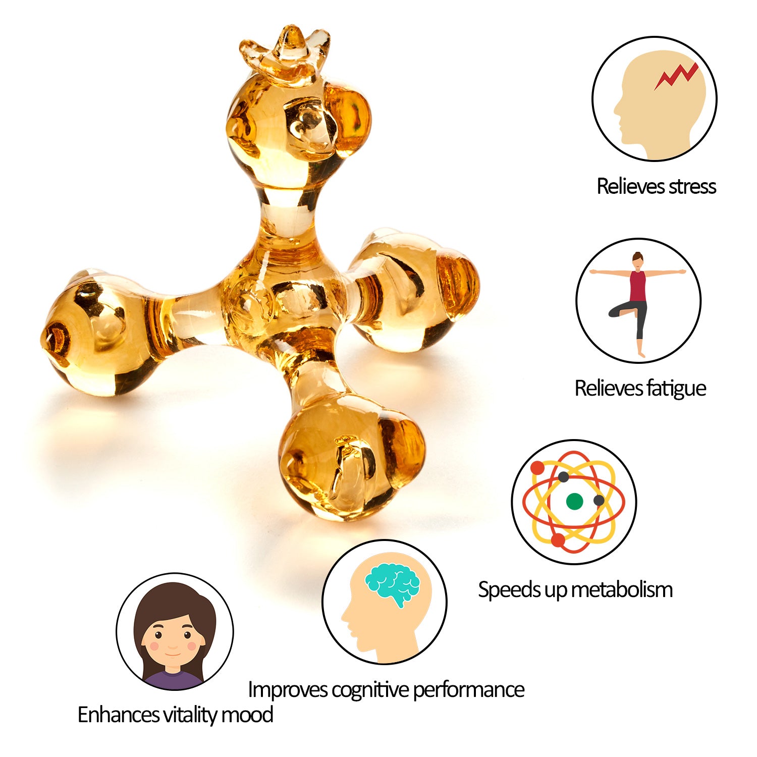 PHARAOH HANDHELD REFLEXOLOGY MASSAGER